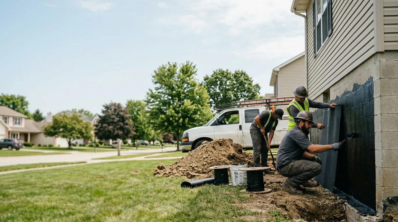 Basement Waterproofing in Moxahala, OH near me